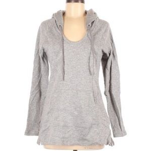 James Perse Cotton Hoodie Gray Women’s
